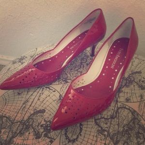 Red Enzo Angiolini Pumps